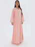 Bushra Kaftan in Rose Pink