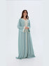 Bushra Kaftan in Sage Green