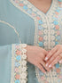 Bushra Kaftan in Sage Green