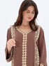Dahab Kaftan in Brown