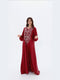 Durra Kaftan in Maroon