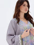 Fairouz Kaftan in Lilac Grey