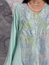 Fairouz Kaftan in Mint