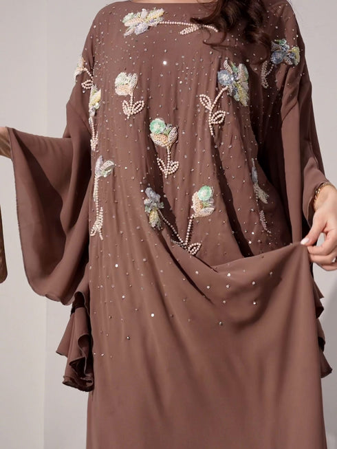 Farasha Kaftan in Mocha