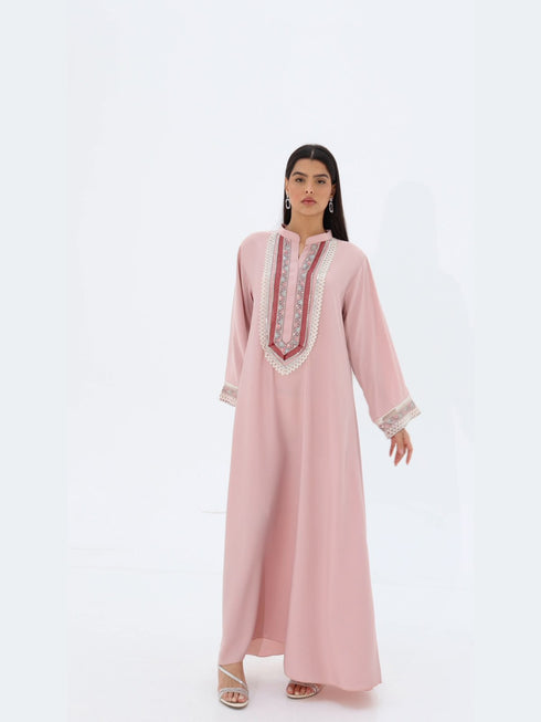 Hind Kaftan in Rose Pink