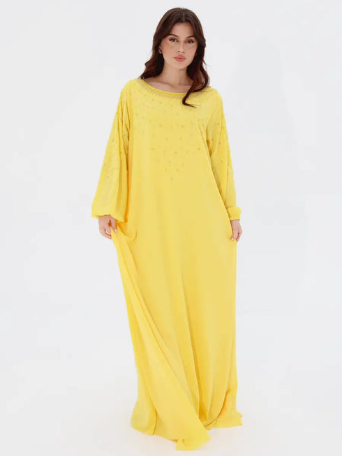 Lulu Kaftan – Lemon Yellow