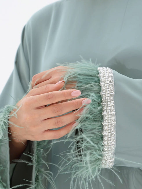 Reesha Kaftan in Sage Green