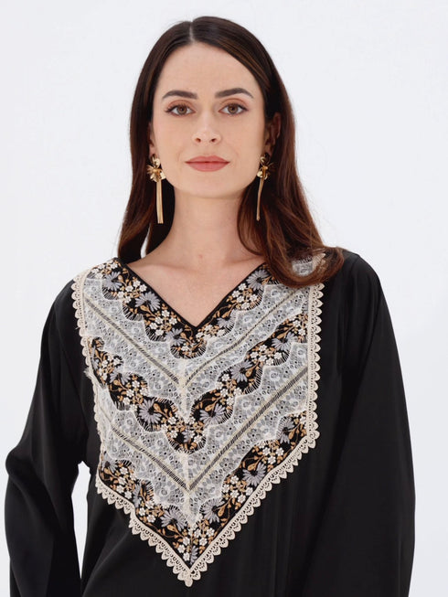 Sultana Kaftan in Black