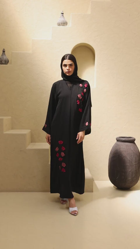 Rosa Noir Abaya – video