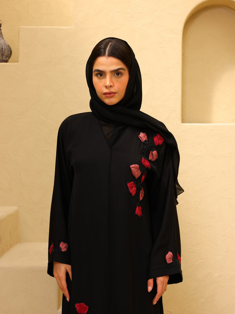 Rosa Noir Abaya